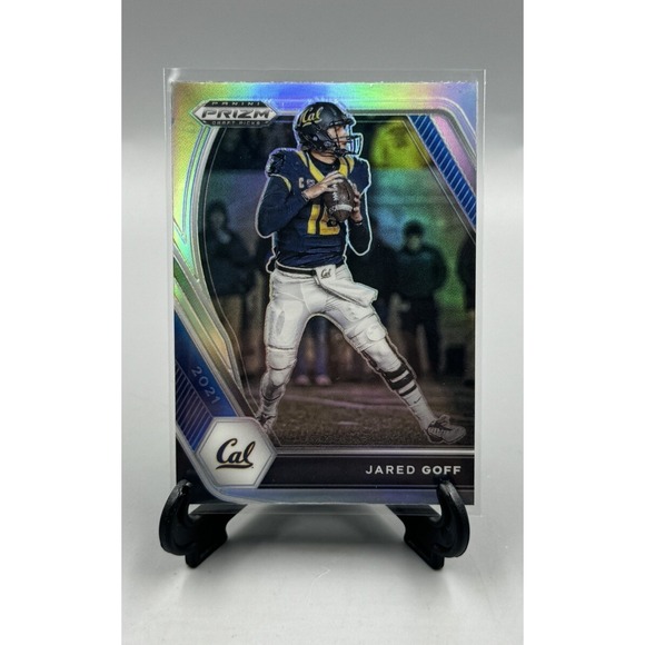 Panini Other - 2021 Panini Prizm Draft Picks - Silver Prizm #12 Jared Goff Detroit Lions